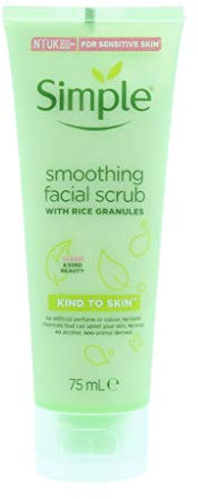 Simple Kind to Skin (Pack of 2) Smoothing Facial Scrub X 75ml