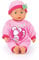 Bayer Design 92866AA Interaktive Babypuppe mit Funktion, spricht, mit Geräuschen, weich, Kuschelpuppe, 28 cm