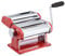 KitchenCraft World of Flavours Nudel-Maschine aus Edelstahl mit Geschenkbox - Pastamaschine in Rot