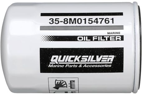 Quicksilver 8M0154761 20 Micron Oil Filter for Various Marine Engines