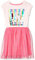 Amazon Essentials Disney | Marvel | Star Wars Mädchen Tutu-Strickkleider mit kurzen Ärmeln - Auslauffarben, Minnie Squad Aufdruck, 4 Jahre
