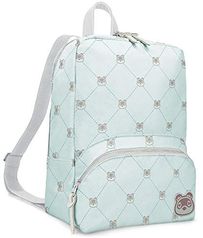 Controller Gear Animal Crossing: New Horizons – Tom Nook matelassé – Petit sac à dos pour femme, fille, joli mini sac à dos, sac de voyage pour console Nintendo Switch et accessoires – Nintendo Switch