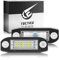 TECTICO LED Kennzeichenbeleuchtung Nummernschildbeleuchtung SMD Ultra Weiß Kompatibel mit Volvo C30 C70 S40 S60 S80 V50 V60 V70 XC60 XC70 XC90, Stücke
