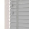 funky gadgets smooth Faux Wood wooden Venetian Blinds ONE With STRINGS and THE OTHER with TAPE 50mm Slats TRIMMABLE (Grey With Tape, 120cm width x 150cm drop)