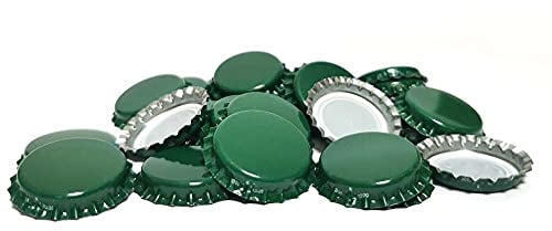 DIAH DO IT AT HOME Crown Caps - Pack of 100 - Beer Brewing DIAH (Dark Green Crown Caps)