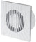 Bathroom Extractor Fan 100mm/4” with Pull Cord White Wall Ventilator Air Vent