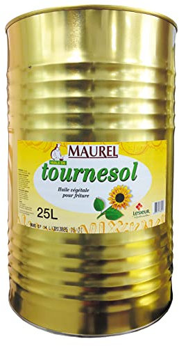 Huile Tournesol MAUREL 25L - Livraison Gratuite France - Expédition par la sté Bo Time