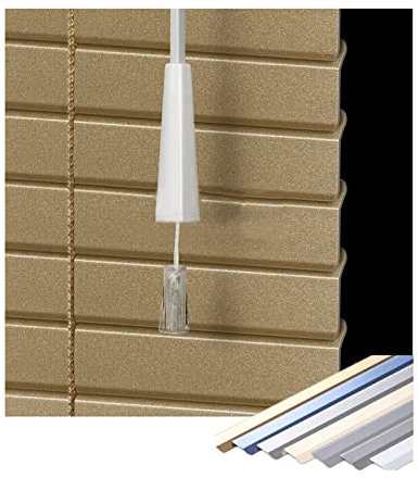 Alu Jalousie, Aluminium Jalousette, Tür Fenster Rollo Jalousette,Aluminium Fensterjalousie Lamellen Metall, Benutzerdefinierte Größe Verfügbar & Farbe,Viele Größen,W170xH220cm/66.9x86.6in