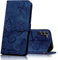 CXTcase Handyhülle für Samsung Galaxy S21 FE 5G Hülle,Schutzhülle Flip Case für Samsung Galaxy S21 FE 5G,PU Leder Magnetische Schmetterlings Lederhülle Tasche für Samsung Galaxy S21 FE 5G,Blau