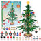 Adventskalender 2023, 24 Tage Weihnacht Countdown Kalender, lustige Weihnachtskalender Geschenke für Kinder (Set-4(Weihnachtsbaum))