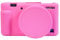 Camera Case for Sony ZV-1, ZV1 Camera Cover Silicone Camera Sleeve Body Skin Protective Case with Removable Lens Cap for Sony ZV 1 Digital Camera, Pink