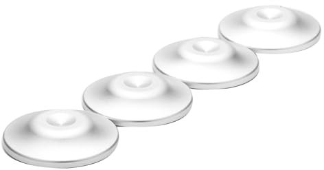 Fowecry 4PCS Amplifier Speaker Feet Spikes Pads Replacement Speakers Amplifier Recorder Feet Pad Silver