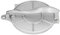 Tortilla Press, 7.7in Aluminum Alloy Silver Tortilla Press Tortilla Maker Cast Iron Tortilla Press Heavy Duty Quesadilla Maker for Home And Pasta Shops