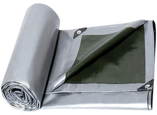 Bache de Protection Exterieur 1.8x2m, Bâche Impermeable avec Oeillet, Bâche Bois de Chauffage 180g/m², Idéal pour Toiture, Camion, Pergola, Camping, Remorque, Caravane