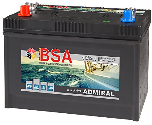 BSA Bootsbatterie 12V 100Ah Batterie Boot Schiff Rangierhilfe Versorgungsbatterie