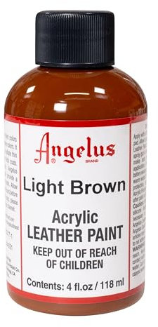 Angelus Leather Paint 4 oz Light Brown