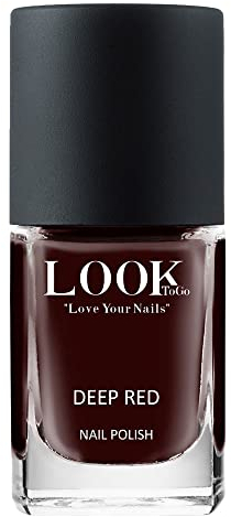 Look To Go • veganer Nagellack • DEEP RED • 13-free & PETA approved • Made in Germany • 12ml