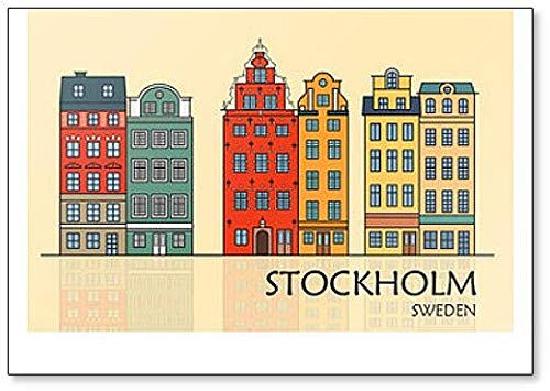 Old Town of Stockholm, Schweden Classic Kühlschrankmagnet
