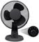 Knight 12 Desk Fan with 4 Position Rotary Knob, 3 Speed Setting, Oscillating & Tilting Head | Portable & Low Noise | Ideal for Office & Home, Matt Finish [Upgraded Design] (MATT BLACK)
