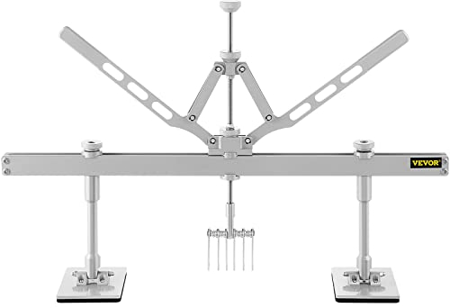 VEVOR Outil de Débosselage Extracteur de Bosse Réparation de Bosse Débosselage Carrosserie sans Peinture Kit avec 6 Crochets à Griffes en Aluminium pour Carrosserie Voiture Réfrigérateur (75CM)
