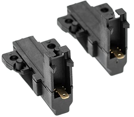 vhbw 2x escobilla carbono motor con base compatible con Balay T827601, T827602, T8276R01, T827701, T827707, T827712 lavadora