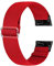 Ecogbd Elastic Ersatzarmband Kompatibel mit Fitbit Charge 3 Armband/Fitbit Charge 4 Armband, Weiches Gewebe Nylon Sportuhrarmband Armbänder für Frauen Männer (rot)