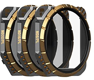 PolarPro - DJI Mavic 3 - Vivid - ND8/PL + ND16/PL + ND32/PL - 3er-Pack - Vivid Collection - Neutraldichtefilter - Cinema Series - AirFrame 4.0 - Filter für den Mavic 3 und Mavic 3 Cine - Farbtreue