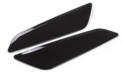 ASHILD Auto Außen Lufteinlässe Für B&MW Für 5 Serie Für G30 Für G31 Für G38 2017-2020 Auto Seite Flügel Kotflügel Grille Air Flow Trim (Farbe : Schwarz)