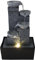 Fontaine LED d'intérieur Rebecca - Décor de Table, pour Bureau, Chambre ou Salon - LED Blanc Chaud - ARUM