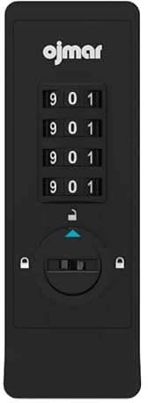 Serrure à code - Décor : Noir - OJMAR
