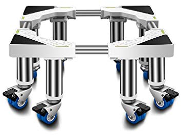 SJFYB Base de Support pour Machine à Laver Support de Base pour Machine à Laver avec 8 Roues verrouillables Sèche-Linge et réfrigérateur réglables Longueur/Largeur élevée 45-65 cm Chario