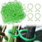 Tuxuzal 200 Stück Pflanzenclip Pflanzenklammer für Tomaten, Befestigung Pflanzen Clip Kunststoff Pflanzenstützclip Gartenpflanzenclip Klammern für Pflanzen zum Befestigen von Pflanzen