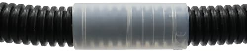 WITTKOWARE Kunststoffwellrohr-Verbindungsmuffe, Steckmuffen für flexible Elektrorohre, M50 (Innendurchmesser 50mm), 5 Stück