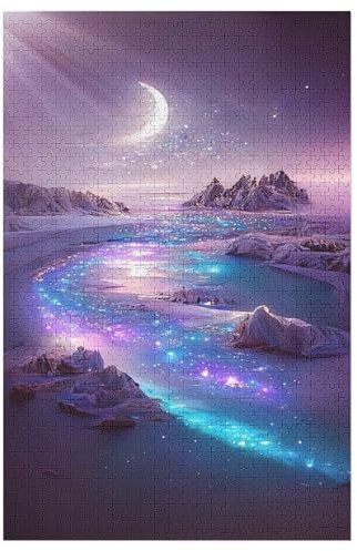Puzzle Für Erwachsene, Landschaft -Puzzles Für Erwachsene, 1000-teiliges Holzpuzzle, Geeignet Für Erwachsene Und Kinder Ab 12 Jahren, Tolles Geschenk Für Erwachsene (78×53cm)
