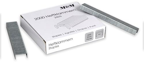 Heftklammern 24/6-10 x 2.000 Stück