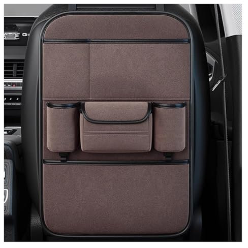 Rückenlehnenschutz Auto Kinder Für Porsche Boxster 986, Rückenlehnenschutz Organizer, Wasserdichter Rücksitzschutz, Autositz Organizer, viele Taschen schmutzabweisend, für alle Autositze(Advanced grey