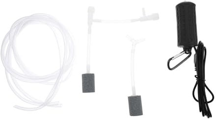 COLLBATH Fish Tank Accessories Oxygen Pump Silent Operation Long-lasting Silicone Material Easy to Use Energy Saving Design