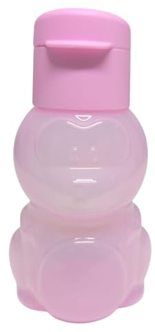 Tupperware to Go Eco Eco Easy Flip Top Trinkflasche EcoEasy 350 ml Sportfreund Wasserflasche Kindi Figur Figuren für Kinder auslaufsicher & BPA-frei, ideal für Sport und Kindergarten rosa Dino 350ml