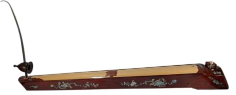 Electric Vietnamese Dan Bau Monochord - Foldable Portable Zither - Professional Magnetic Pickup - Handcrafted with Mother of Pearl Inlay - 42 Traditional Folk Instrument (Folding Design)