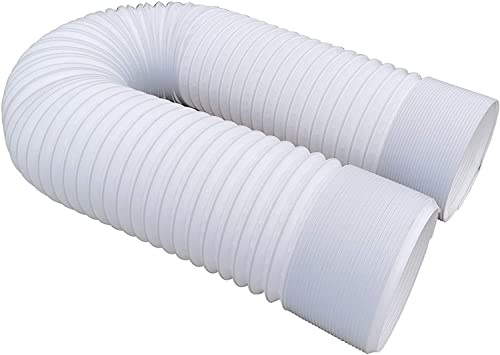 Air Conditioner Exhaust Hose | 15cm/5.9'' Diameter PVC Extend Vent Duct for Portable AC Replacement Pipe,Counterclockwise Installation Direction,2m/79 Length