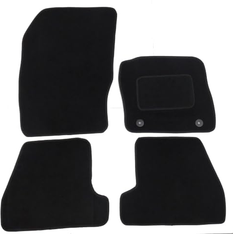 Connected Essentials 5060448892365 Autoteppich, Schwarz, One Size, 4-teilig