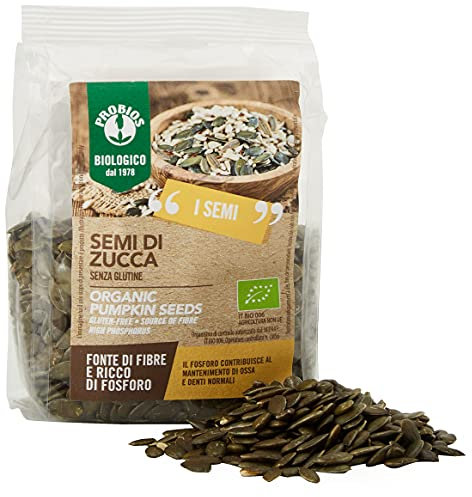 Probios - Graines de Courge.Semi di Zucca, Pack de 6 x 200g