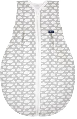 Alvi Kugelschlafsack Thermo | Baby-Schlafsack ärmellos | Winterschlafsack wattiert Außensack 2,5 TOG | Schlafsack