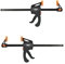 Rexxer 2er Set Einhandzwingen - Schnellspannzwingen zum Klemmen & Spannen (450 mm x 63 mm) Holzzwingen für präzise Fixierung & Spannarbeiten