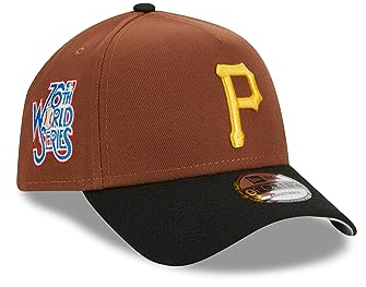 New Era Pittsburgh Pirates MLB Harvest 76th World Series Brown Black 9Forty A-Frame Snapback Cap - One-Size