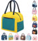 WYSUMMER Lunch-Tasche, isolierte Tragetasche für Damen, isolierte Lunchbox, Kühltasche, wasserabweisend, Lunch-Organizer für Kinder und Studenten, Reisen, Picknick, Schule (gelb)