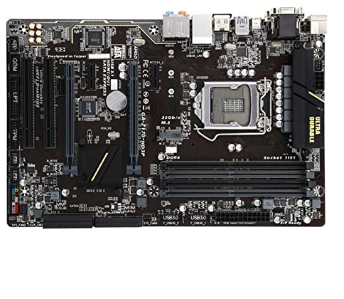 Apto for gigabyte GA-Z170-HD3P Tarjeta Madre LGA 1151 Z170 DDR4 64GB USB3.1 PCI-E 3.0 ATX Placa-Mée for Core I3-7300 i7 6700k