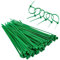200 Pcs Green Cable Ties - 200mm x 2.5mm, Multi-Purpose Garden & Plant Ties