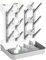 KOOSREEL Baby Bottle Drying Rack for Newborn Feeding Essentials, Nipples and Accessories, Grey, Large