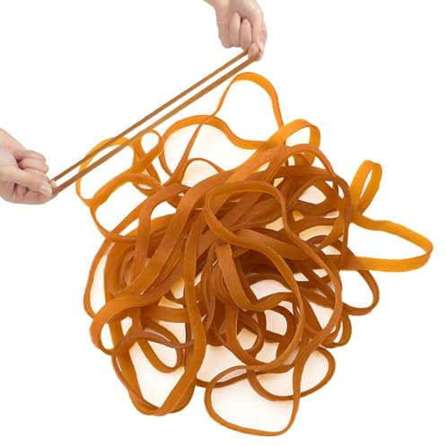50 Pcs Large Elastic Bands,Heavy Duty Thick rubber Elastic Bands,Strong Thick Elastic Rubber Bands Set for Home School Office Bank Supplies